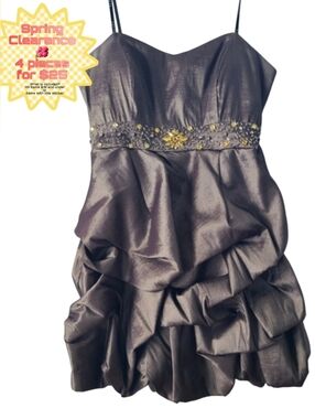 Masquerade Strapless Mini Dress